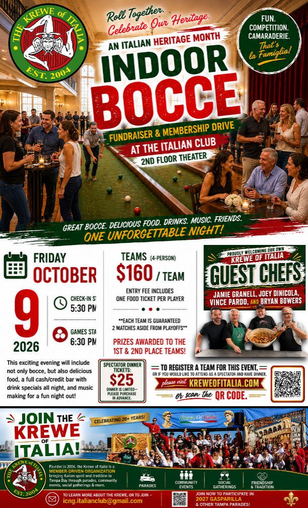 IC KOI Indoor Bocce Oct2026